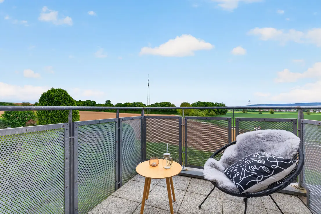 Balkon vom Wohnzimmer
