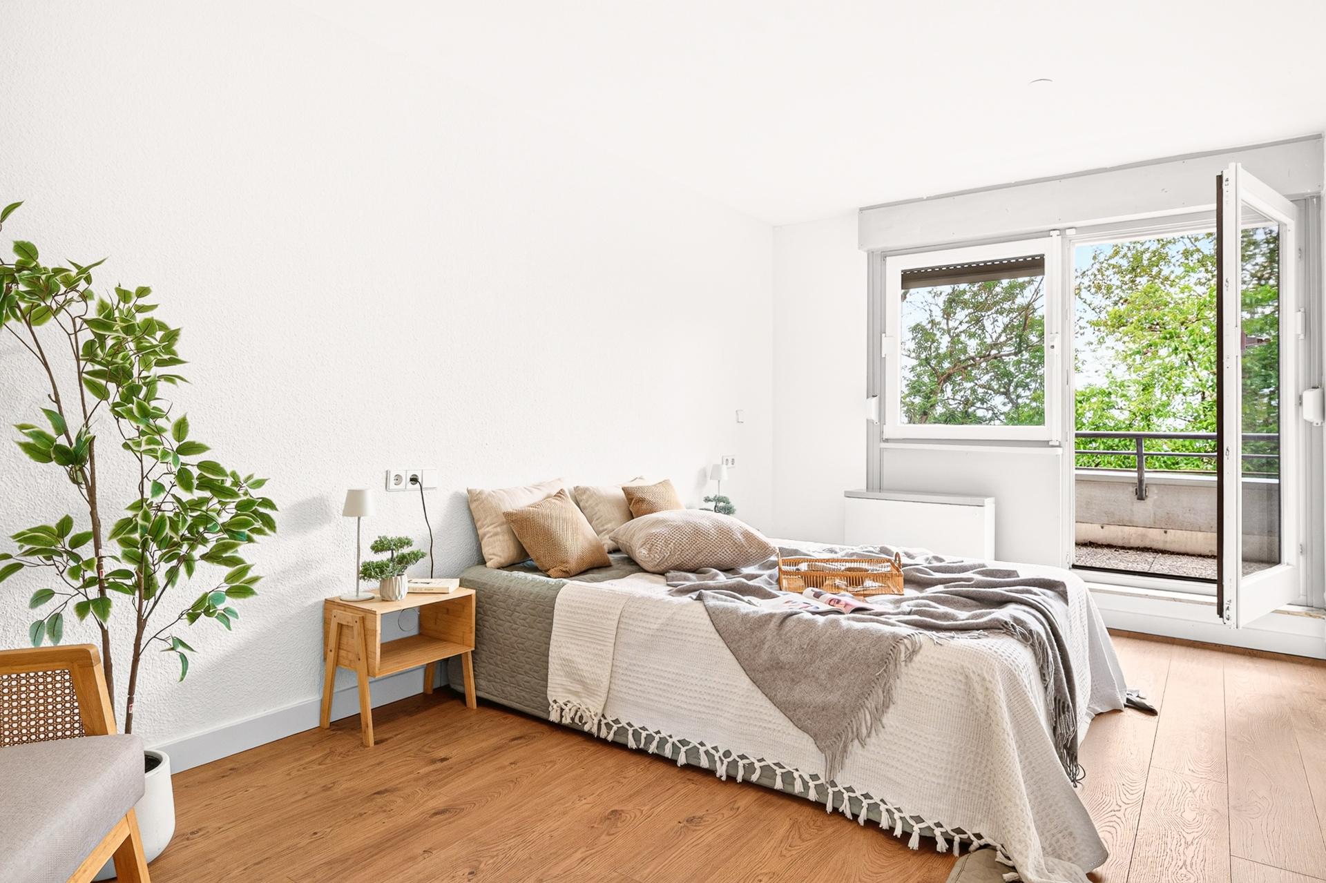 Helles Schlafzimmer