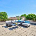 Riesige Dachterrasse