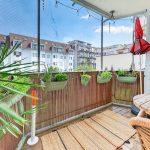 Balkon vom Wohnbereich aus