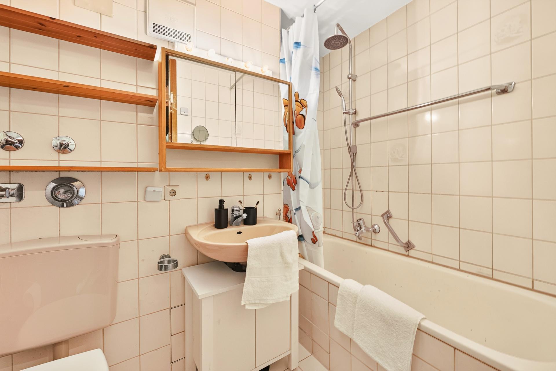 Gepflegtes Badezimmer