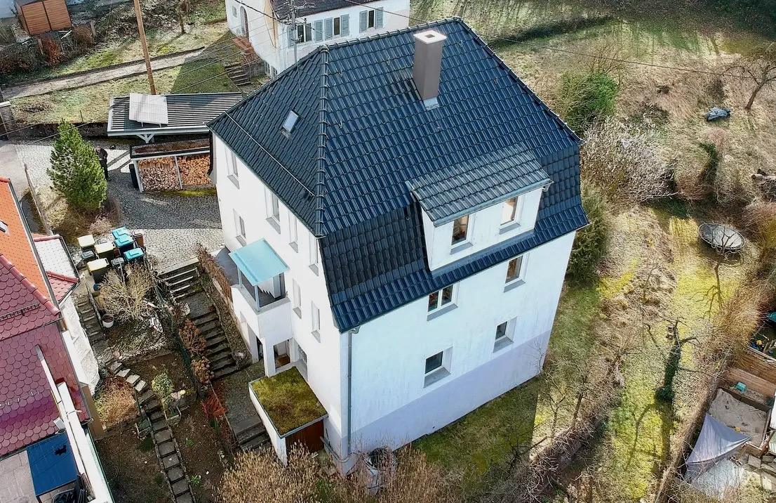 Drohnenaufnahme Haus