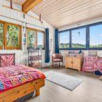 Schlafzimmer mit Ausblick